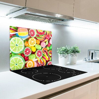 Chopping board Colorful candies