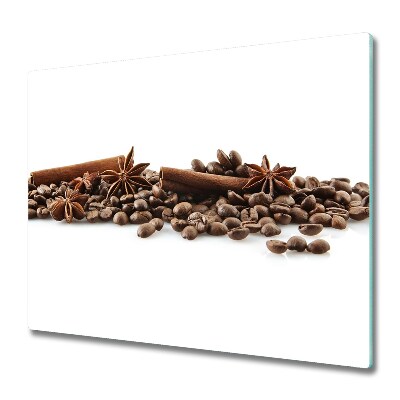 Chopping board Coffee beans cinnamon