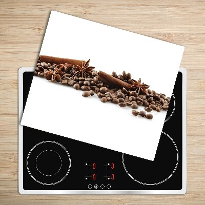 Chopping board Coffee beans cinnamon