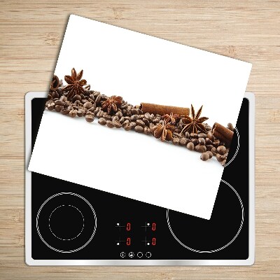 Chopping board Coffee beans cinnamon