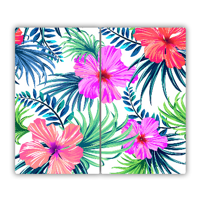 Chopping board Hawaii flowers