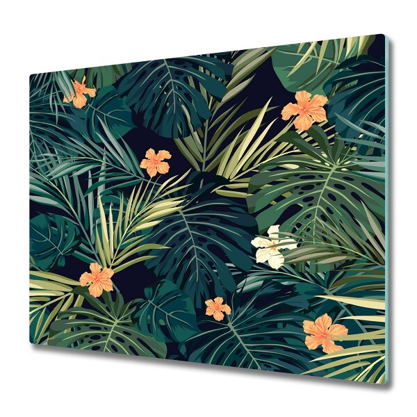 Chopping board Tropical leaves