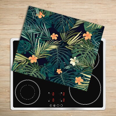 Chopping board Tropical leaves