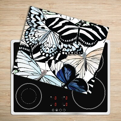 Chopping board Butterfly flower