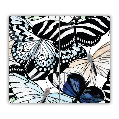 Chopping board Butterfly flower