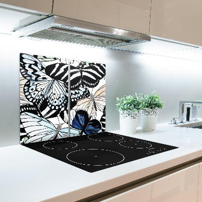 Chopping board Butterfly flower