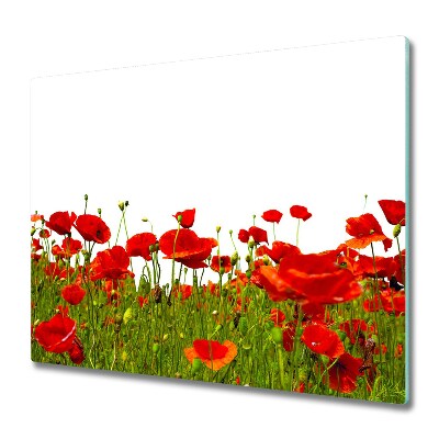 Chopping board Field poppies