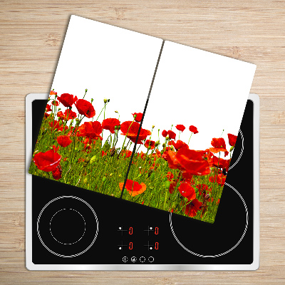 Chopping board Field poppies