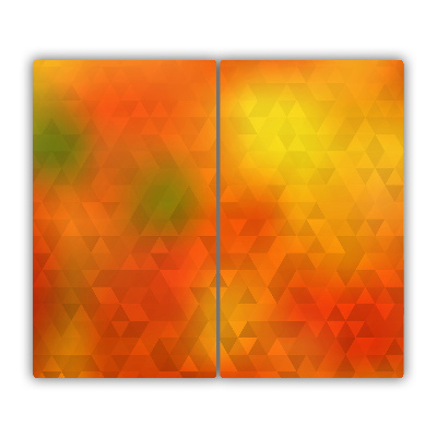 Chopping board Abstract triangles