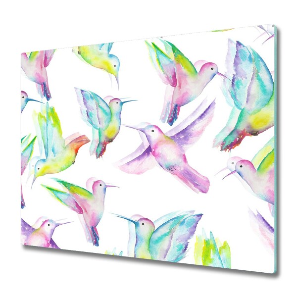 Chopping board Hummingbirds