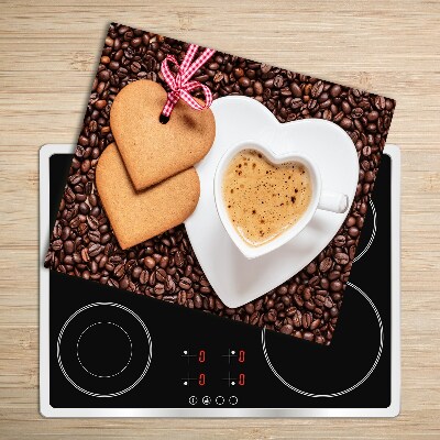 Chopping board Coffee and gingerbread