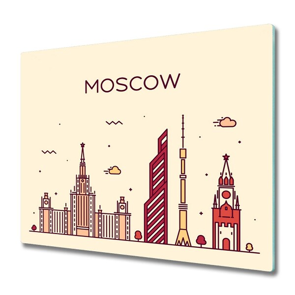 Chopping board Moscow building