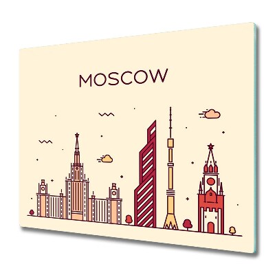 Chopping board Moscow building