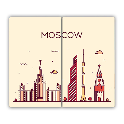 Chopping board Moscow building