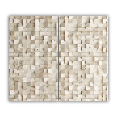 Chopping board Wooden cubes