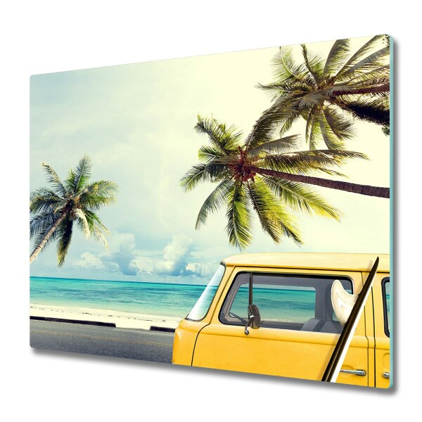 Chopping board Bus beach