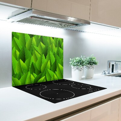 Chopping board Green leaves