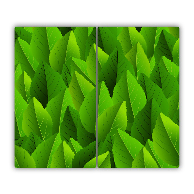 Chopping board Green leaves