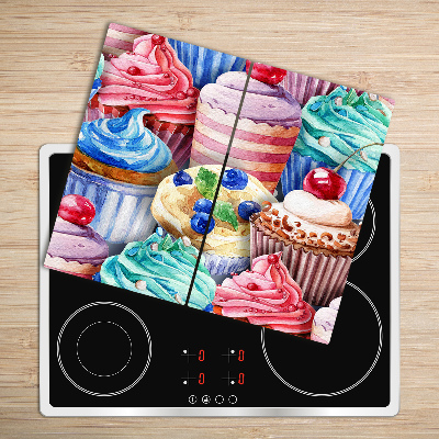 Chopping board Colorful muffins