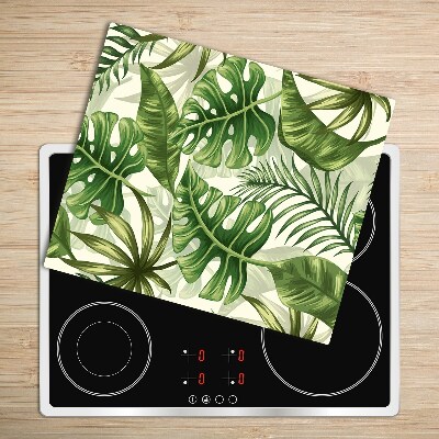 Chopping board Tropical leaves