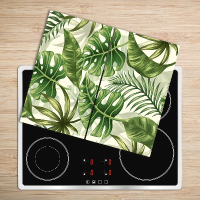 Chopping board Tropical leaves