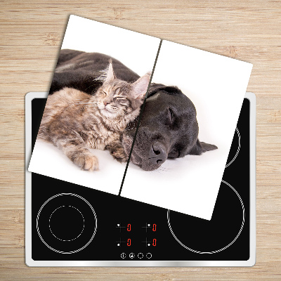 Chopping board Dog and cat