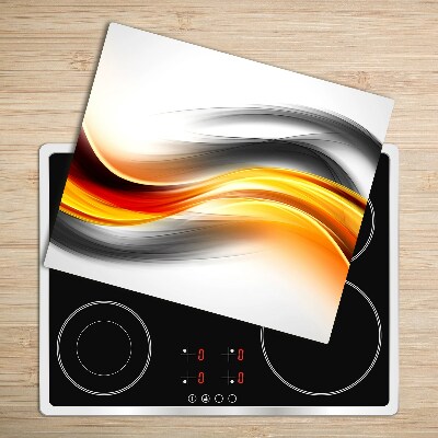 Chopping board Waves abstraction