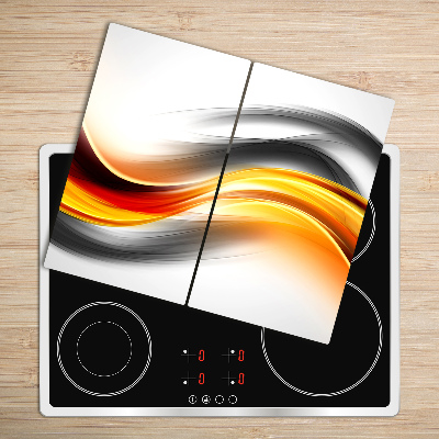 Chopping board Waves abstraction