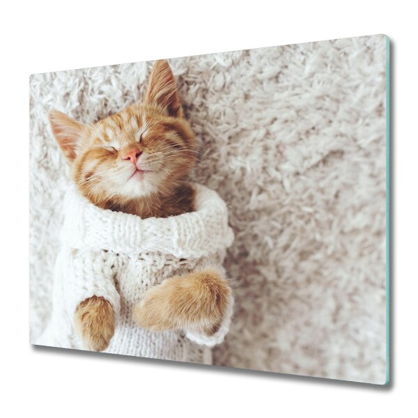 Chopping board Kitten sweater