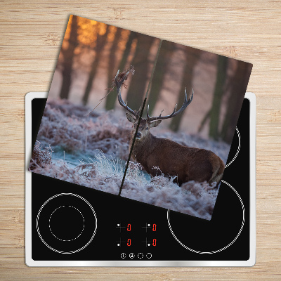 Chopping board Deer sunrise