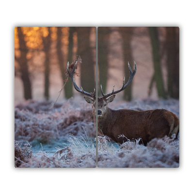 Chopping board Deer sunrise