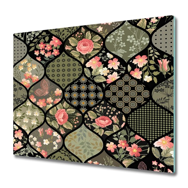 Chopping board Flower pattern