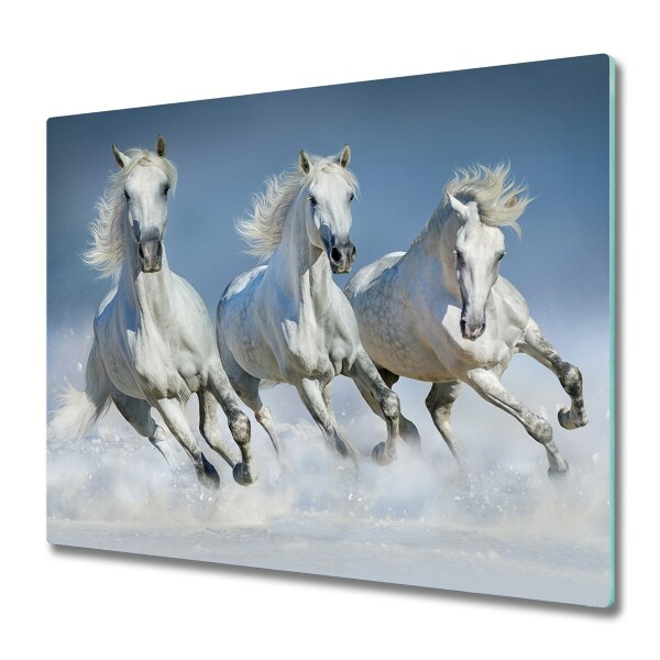 Chopping board Horses galloping