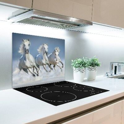 Chopping board Horses galloping