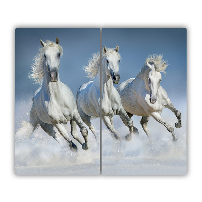 Chopping board Horses galloping