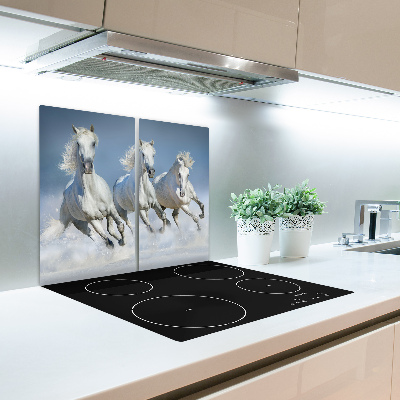 Chopping board Horses galloping