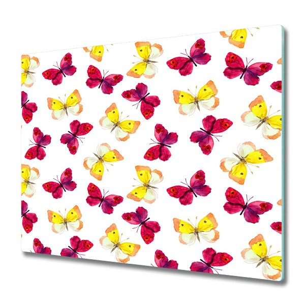 Chopping board Butterfly flower