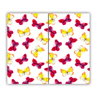 Chopping board Butterfly flower