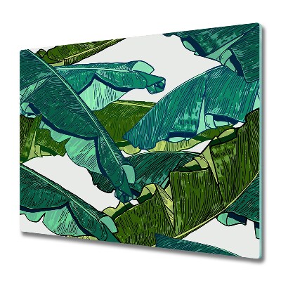 Chopping board Banana leaves