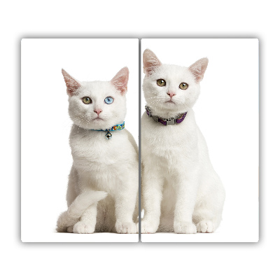 Chopping board White cats