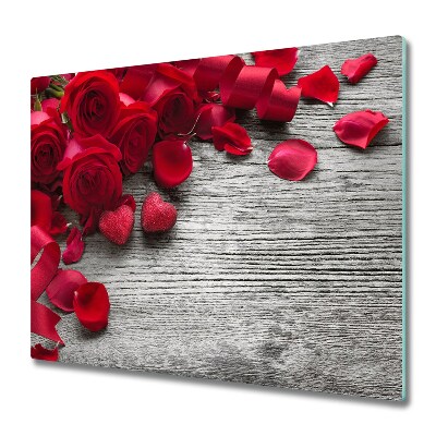 Chopping board Red roses