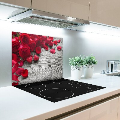 Chopping board Red roses