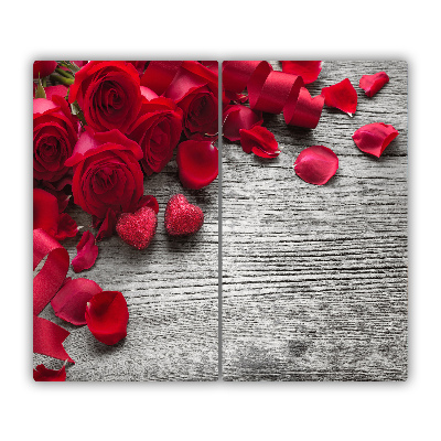 Chopping board Red roses