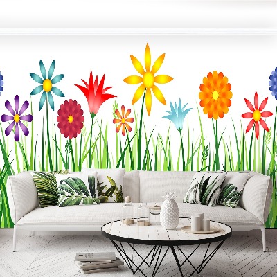 Wallpaper Flowers grass
