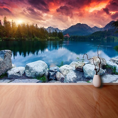 Wallpaper Mountain lake