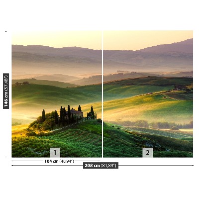 Wallpaper Panorama of tuscany