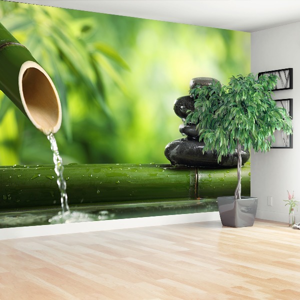 Wallpaper Bamboo fountain