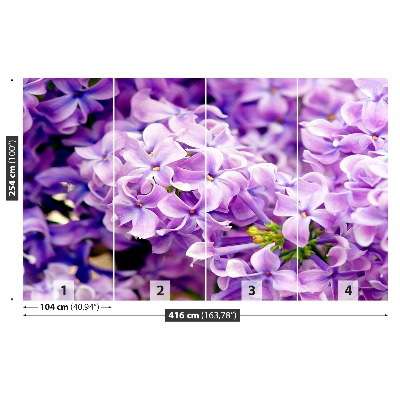 Wallpaper Violet flowers