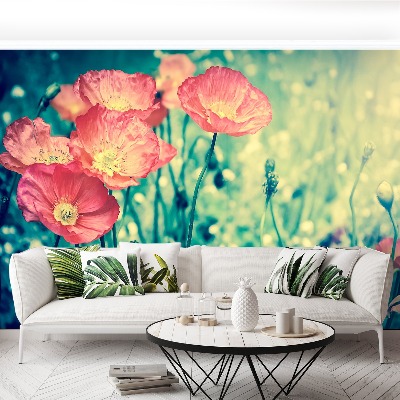 Wallpaper Vintage poppies