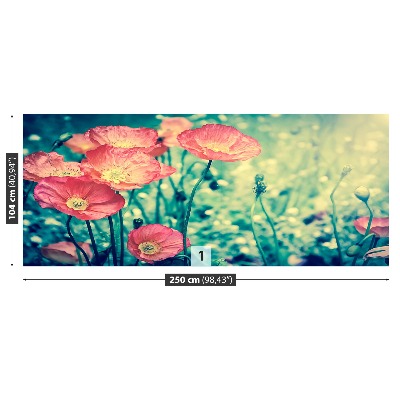 Wallpaper Vintage poppies